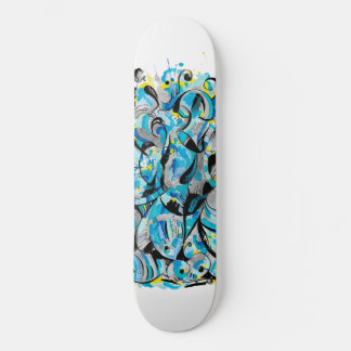 La moderna cubierta de patineta Aqua