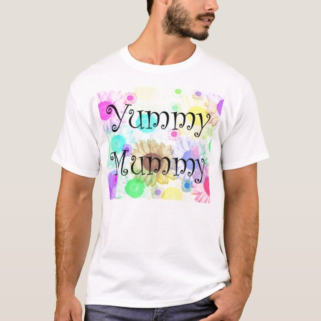 la momia deliciosa florece la camiseta (Anverso)