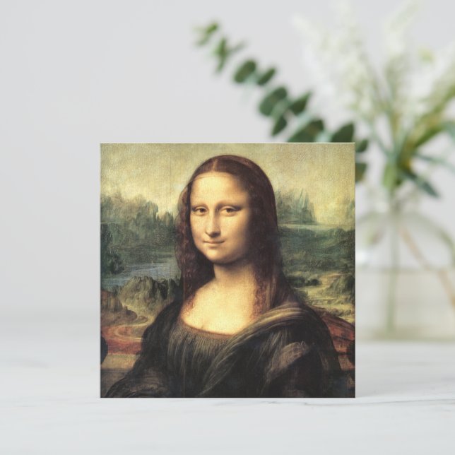 La Mona Lisa Leonardo da Vinci (Anverso de pie)
