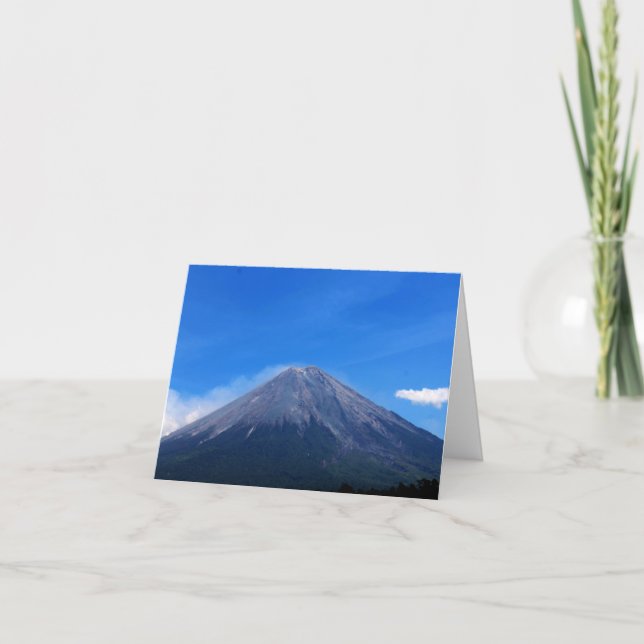 La montaña es una tarjeta de llamada (Anverso)