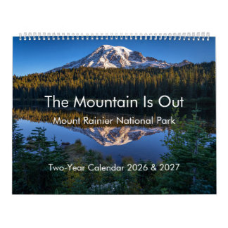 La montaña está fuera: Monte Rainier calendario de