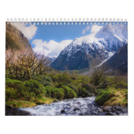 La montaña fluye el calendario del amante de