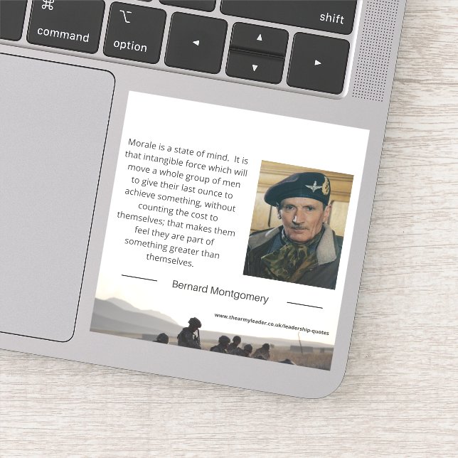 La moral es un Pegatina del estado mental (Detalle)