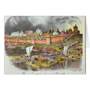 La Moscú el Kremlin en la época del Tsar Ivan II