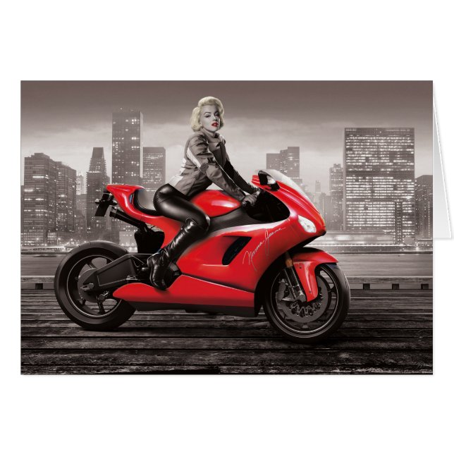 La motocicleta de Marilyn (Anverso (Horizontal))