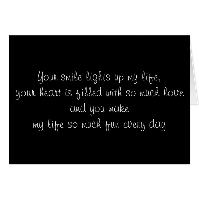 LA MUCHA RAZÓN "¡TE AMO!" CUALQUIER TARJETA DE AMO (Anverso (Horizontal))