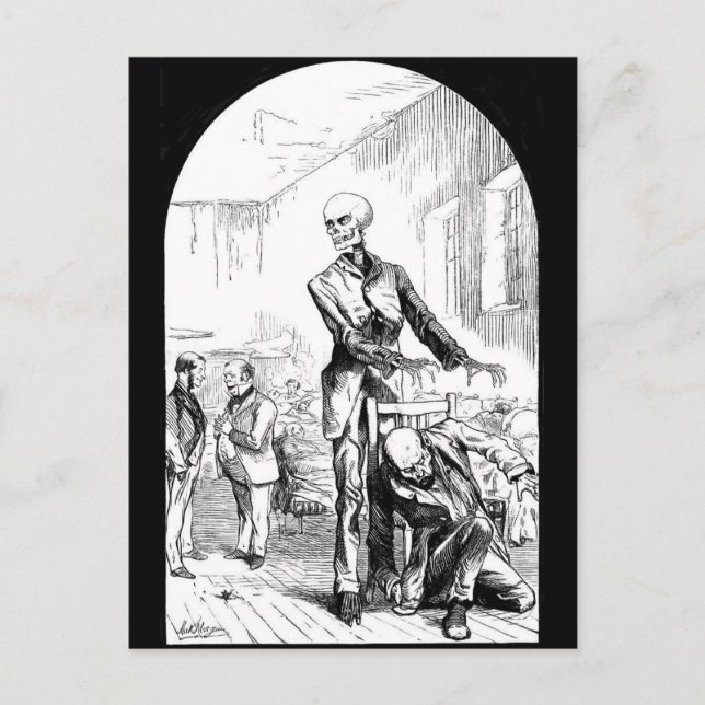 La muerte como la verdadera tarjeta postal del Gua (Anverso)