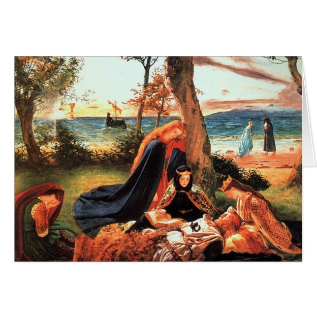 La muerte de rey Arturo (Anverso (Horizontal))