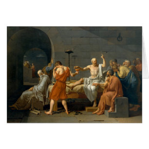 La muerte de Sócrates de Jacques-Louis David