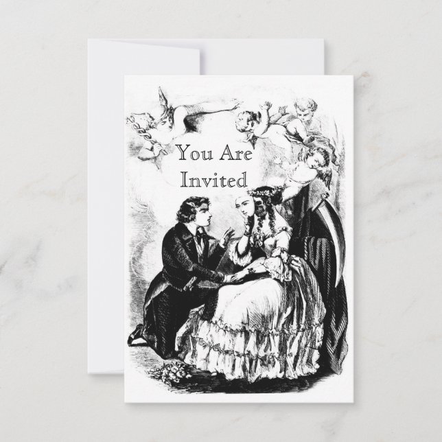 La muerte golpea su invitación (Anverso)