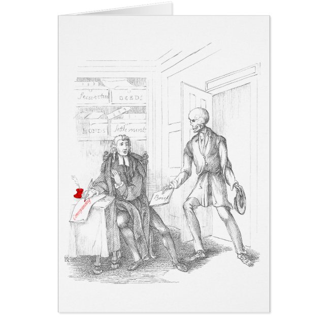 La muerte toma a un abogado (Frente)