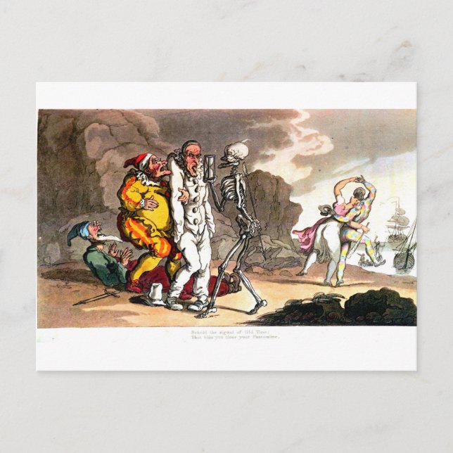 La muerte y la postal del Circo (Anverso)