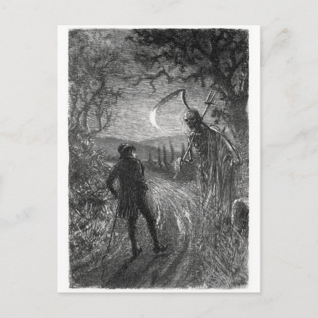 La muerte y la postal del Dr. Hornbook (Anverso)