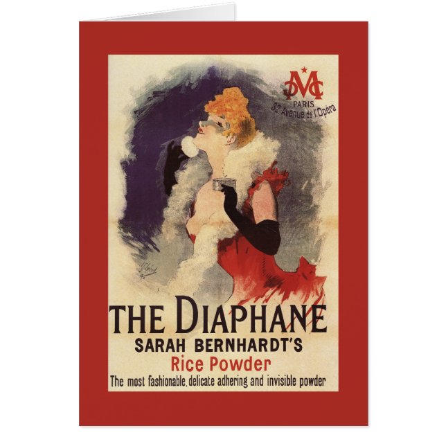 La mujer de La Diaphane Powder Face Promo Poster (Frente)