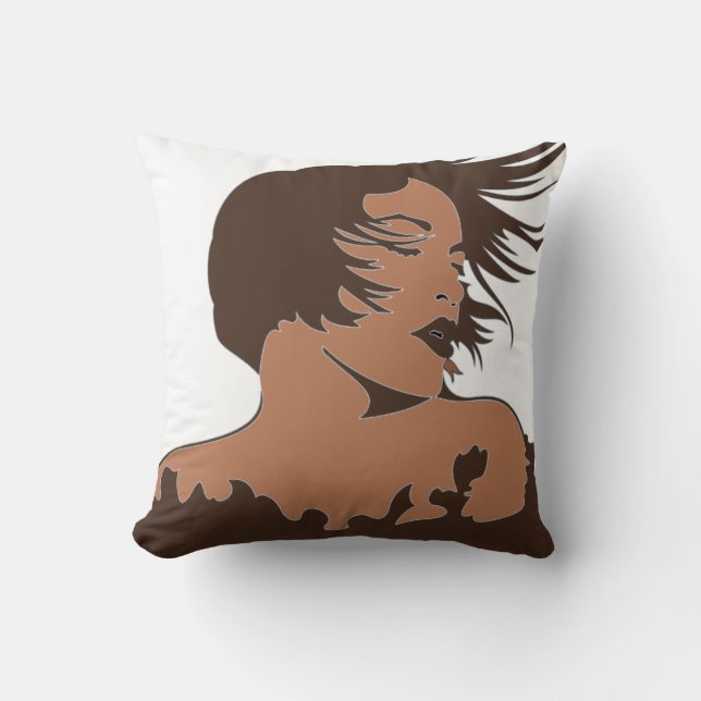 La mujer en el viento 2 echó a un lado almohada (Anverso)