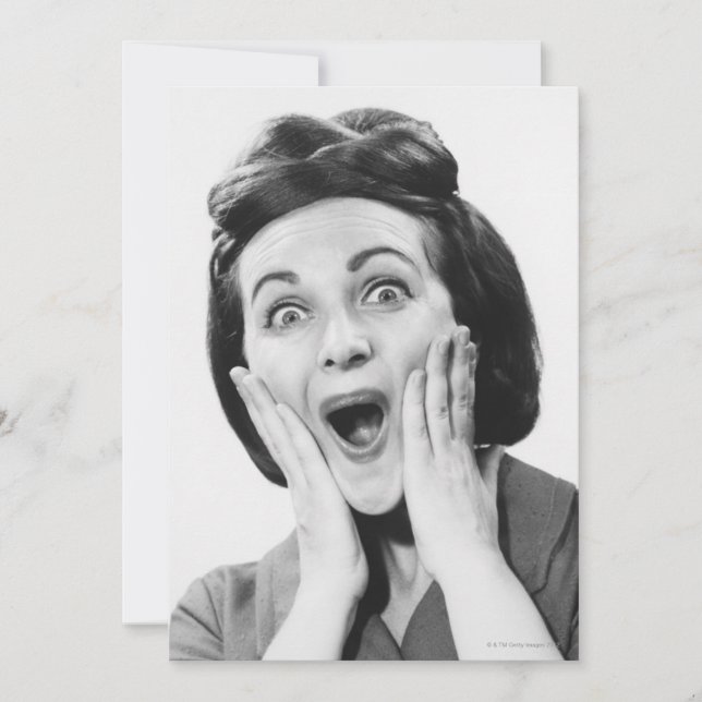 La mujer haciendo cara (Anverso)