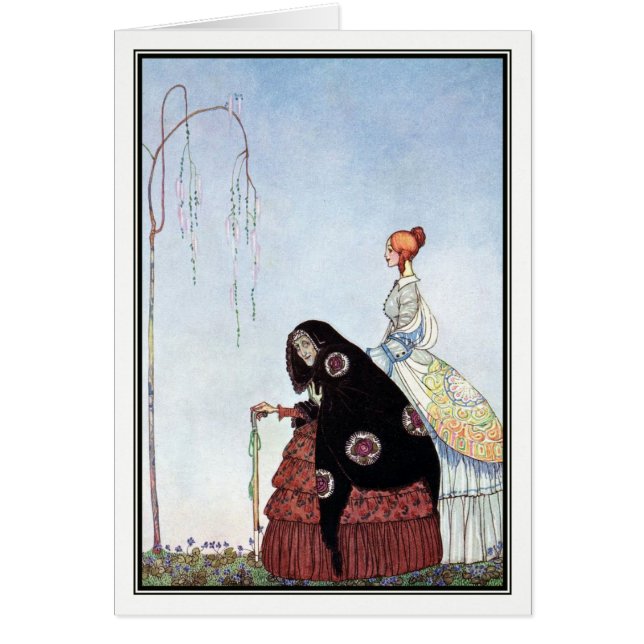 La mujer mayor de Kay Nielsen (Frente)