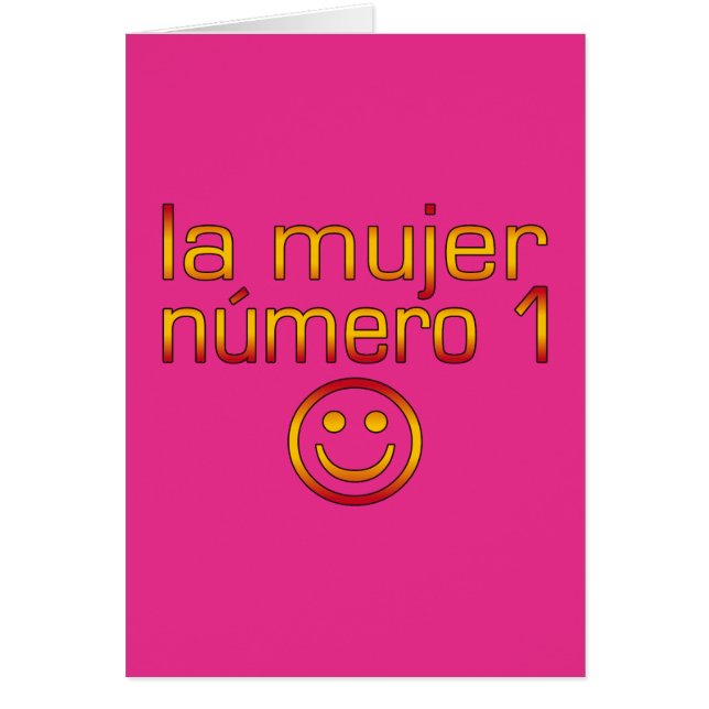 La Mujer Número 1 - esposa del número 1 en español (Frente)