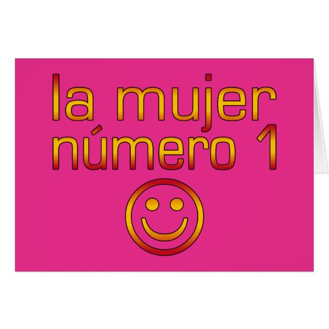 La Mujer Número 1 - Esposa número 1 en español (Anverso (Horizontal))