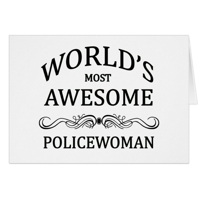 La mujer policía más impresionante del mundo (Anverso (Horizontal))