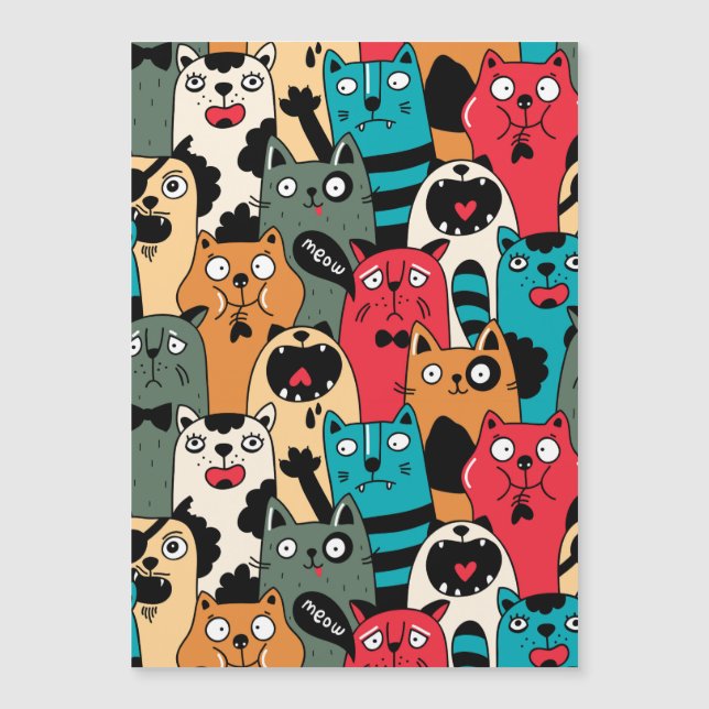 La multitud de gatos (Anverso)