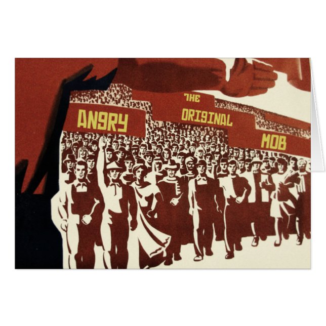 La multitud enojada original (Anverso (Horizontal))