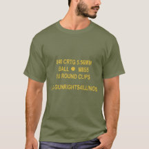 La munición M855 puede la camiseta