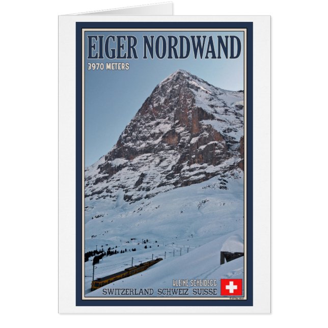 La muralla norte del Eiger (Frente)
