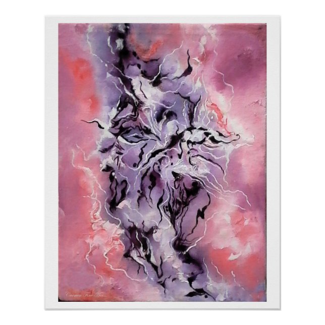 "La musa cósmica", Poster brillante (Anverso)