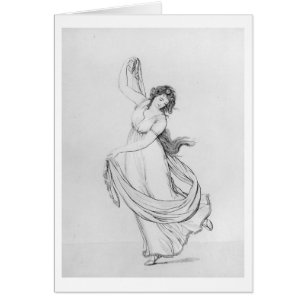 La musa de la danza, placa VI de 'señora Hamilton