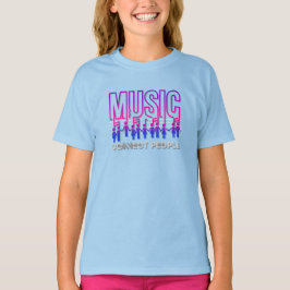 La música conecta a la gente | Camiseta para niños