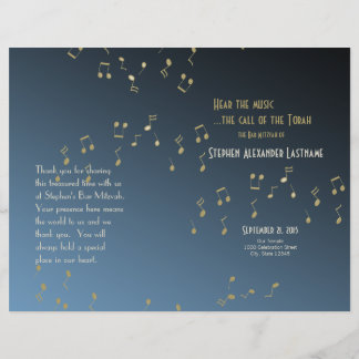 La música en la cubierta del programa Mitzvah de A