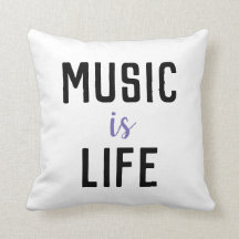La música es almohada de la declaración de la vida