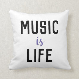 La música es almohada de la declaración de la vida