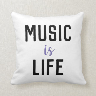 La música es almohada de la declaración de la vida