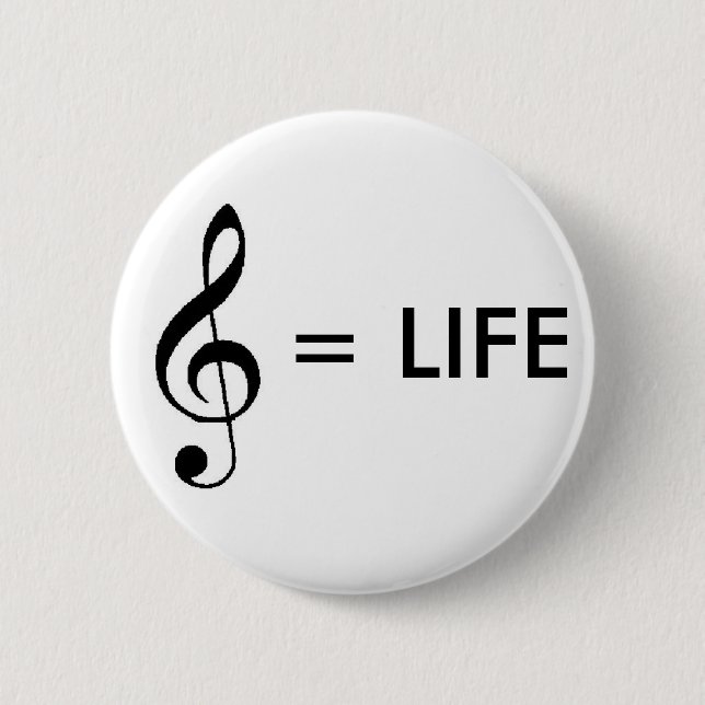 La "música es botón de la vida" (Anverso)