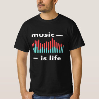 La música es camiseta de la vida