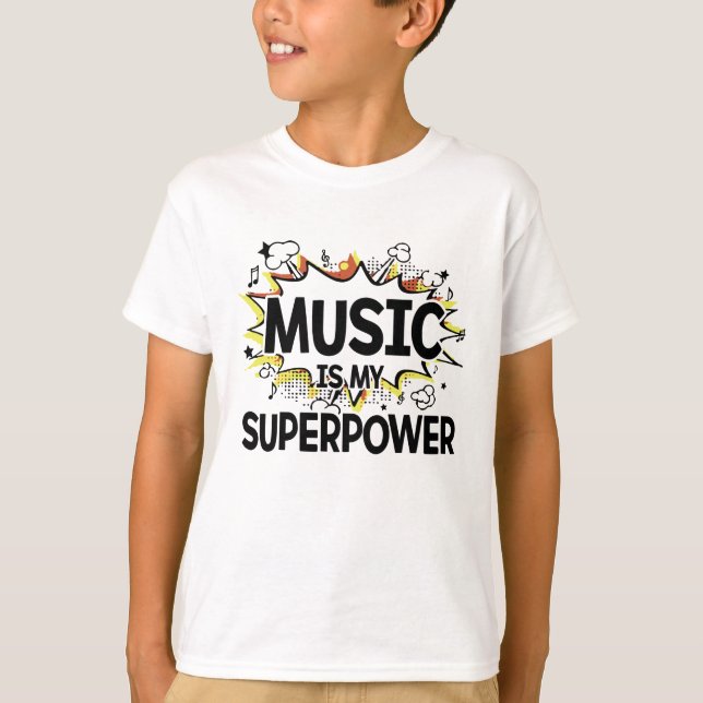 La música es la camiseta de mi muchacho de la (Anverso)