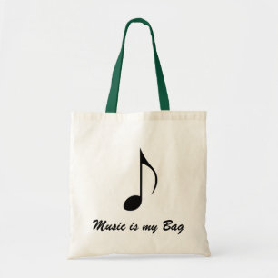 La música es la mi bolsa de asas divertida del