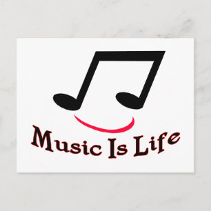 La música es la nota musical de la vida
