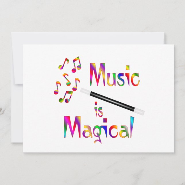 La música es mágica (Anverso)