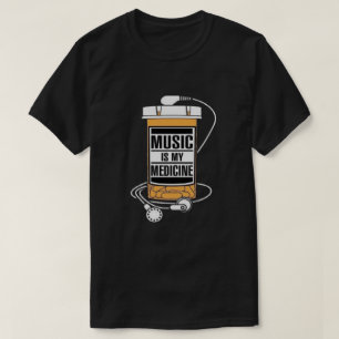 La música es mi camiseta de la medicina