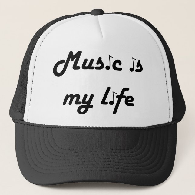 La música es mi Gorra de vida (Anverso)