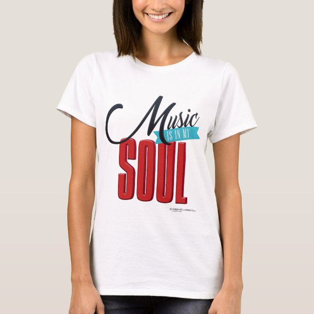 La música está en la camiseta de mis mujeres del (Anverso)