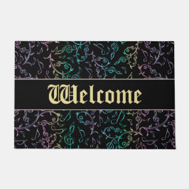 La música gótica observa el felpudo adaptable de