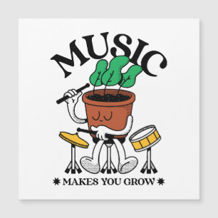La música hace que crezca el baterista de la plant