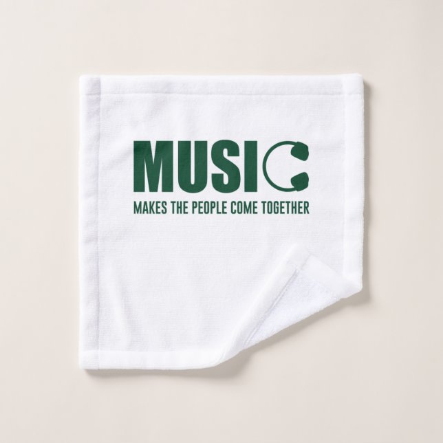 La música hace que la gente se una (Toallita)
