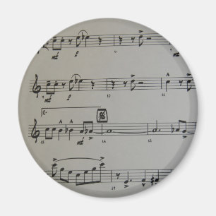 La música observa el imán