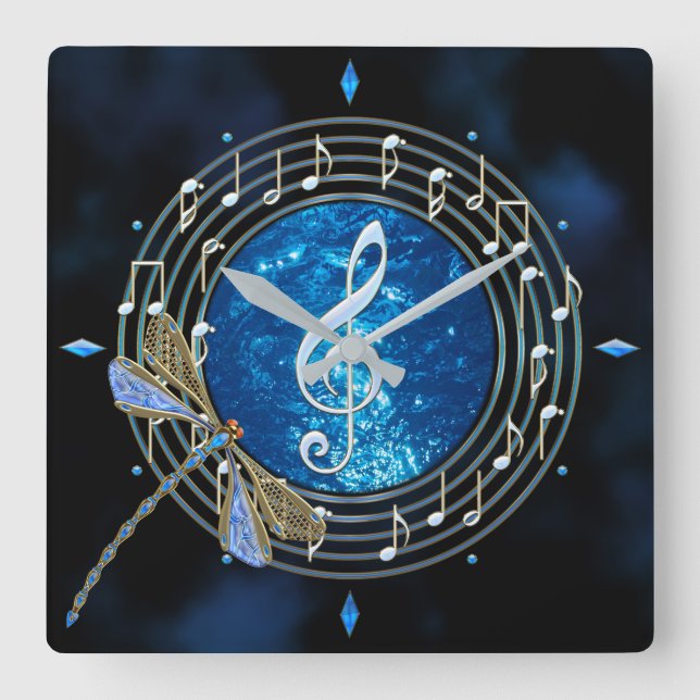 La música observa el reloj (Anverso)