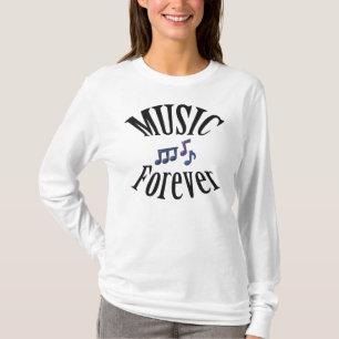 La música observa para siempre la camisa de la